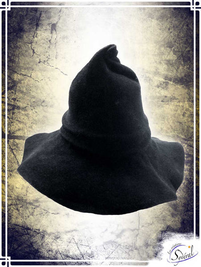 Wizard Hat Coifs & Hats Créations Sydéral Black Large Rabbit Fur Felt