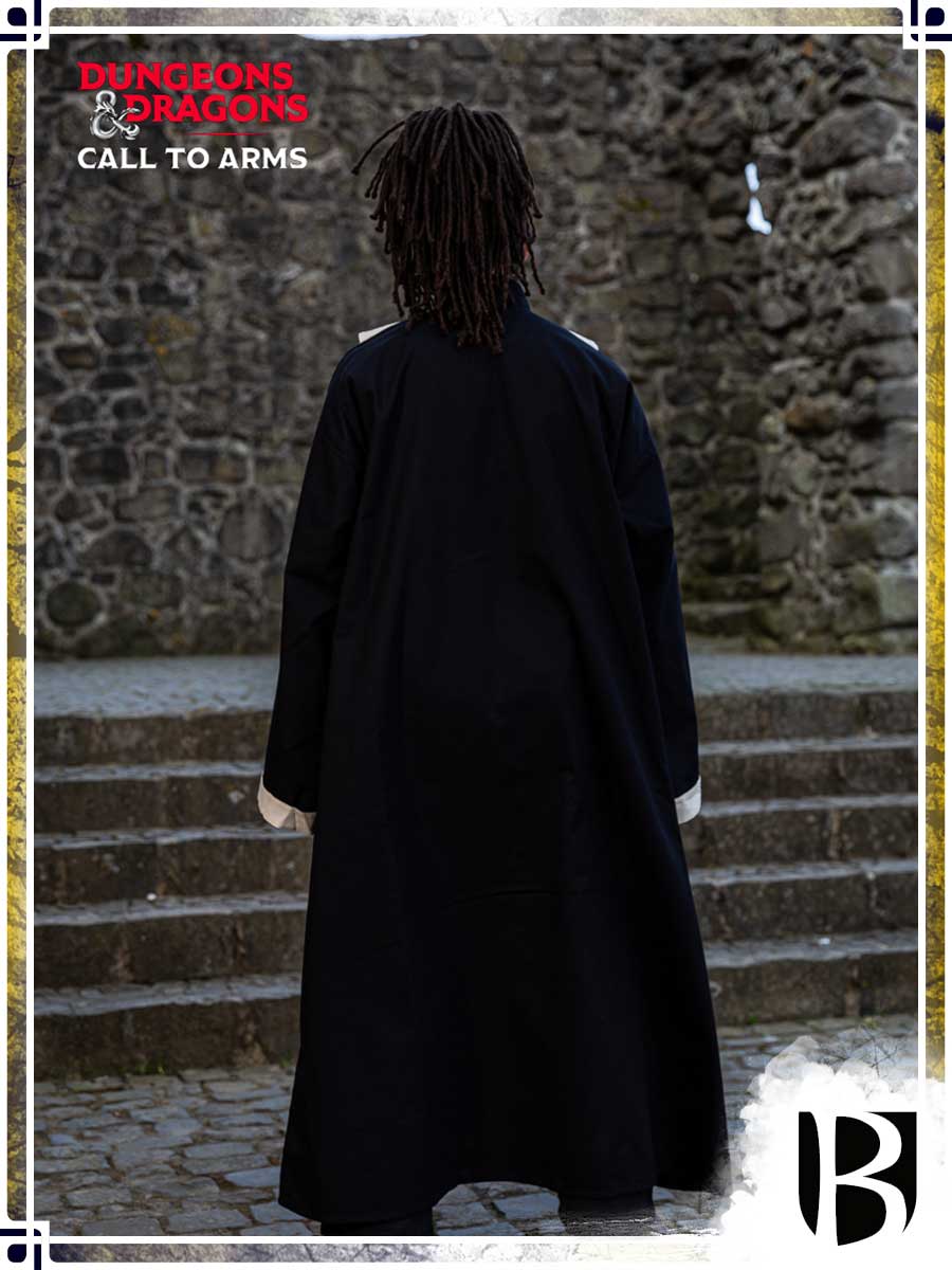Wizard Robe D&D Coats & Robes Burgschneider Black|Natural XSmall 