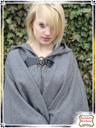 Wool Cloak Tjark Capes Leonardo Carbone Grey 