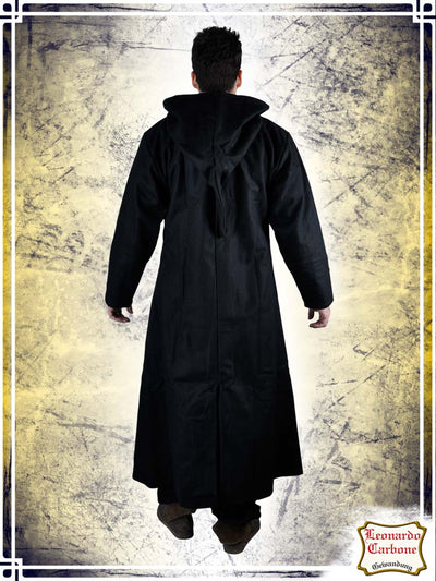 Wool coat Coats & Robes Leonardo Carbone Black Large 