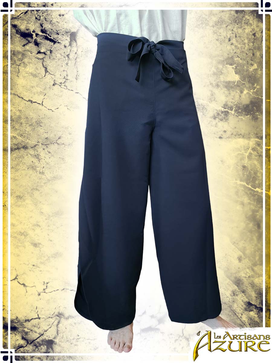 Wrapping Pants Pants Les Artisans d'Azure Dark Blue Large|XLarge Long