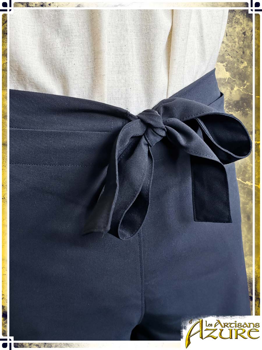 Wrapping Pants Pants Les Artisans d'Azure Dark Blue Large|XLarge Short